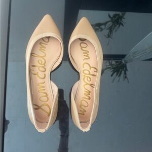 Sam Edelman nude Pointed-Toe Flats